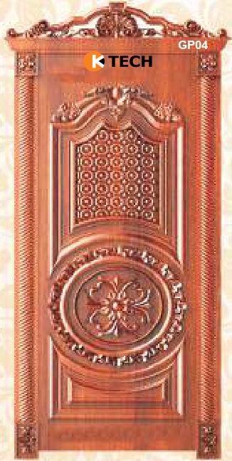 KTECH CNC Golden Panel Doors Design 04